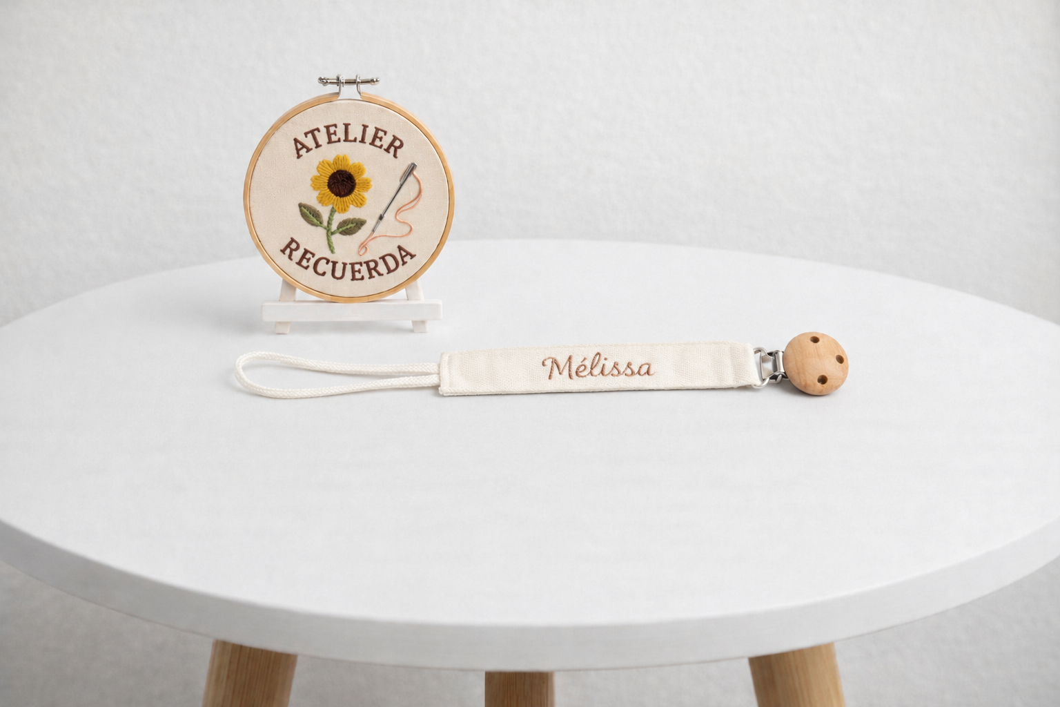 Attache tétine personnalisé - Tissus de coton – Image 4
