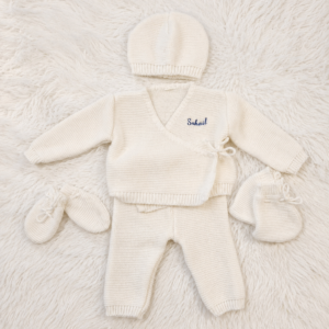 ENSEMBLE DE NAISSANCE PERSONNALISÉ- MAILLE