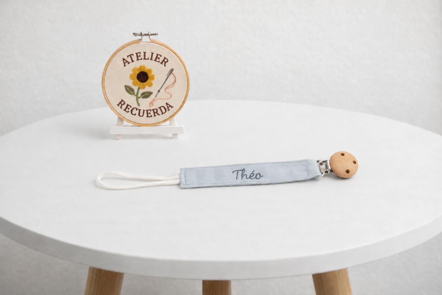 Attache tétine personnalisé - Tissus de coton – Image 3