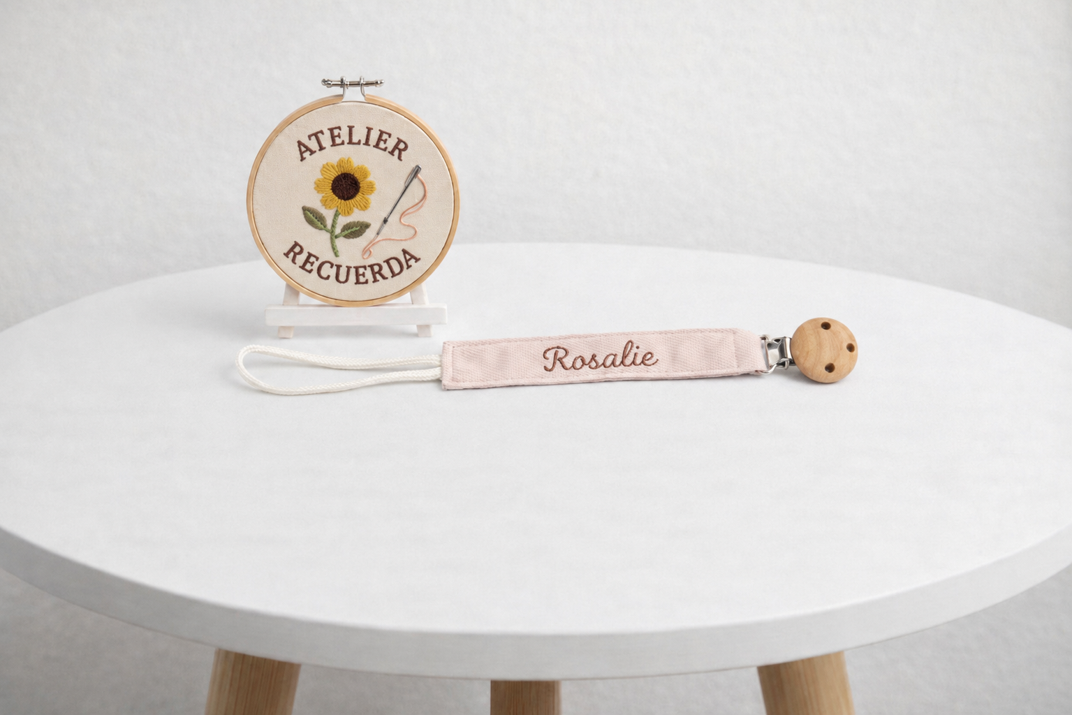 Attache tétine personnalisé - Tissus de coton – Image 2